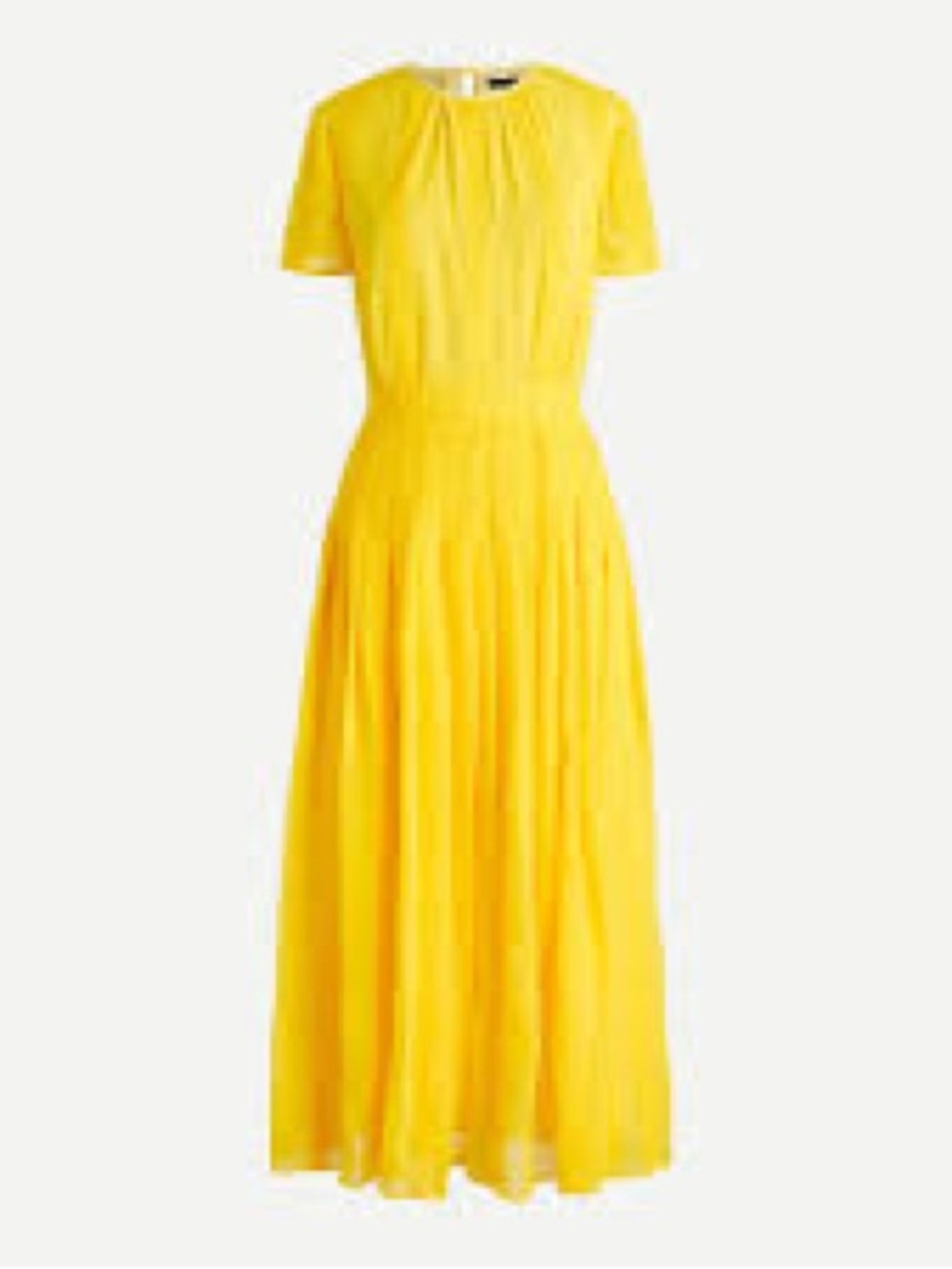 J. Crew Midi dress in embroidered chiffon